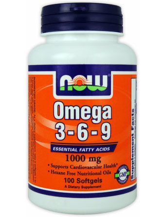 NOW Omega 3-6-9 (100 капс)