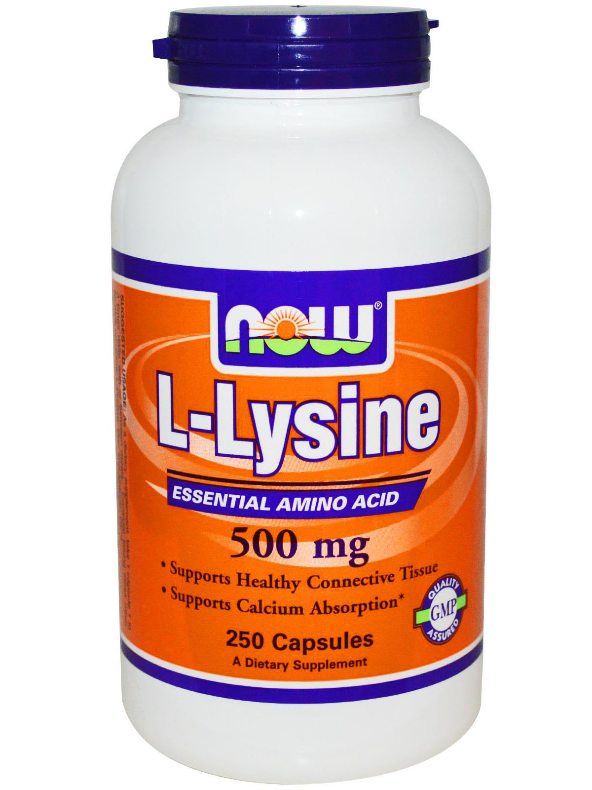 NOW L-Lysine 500mg (100 табл)