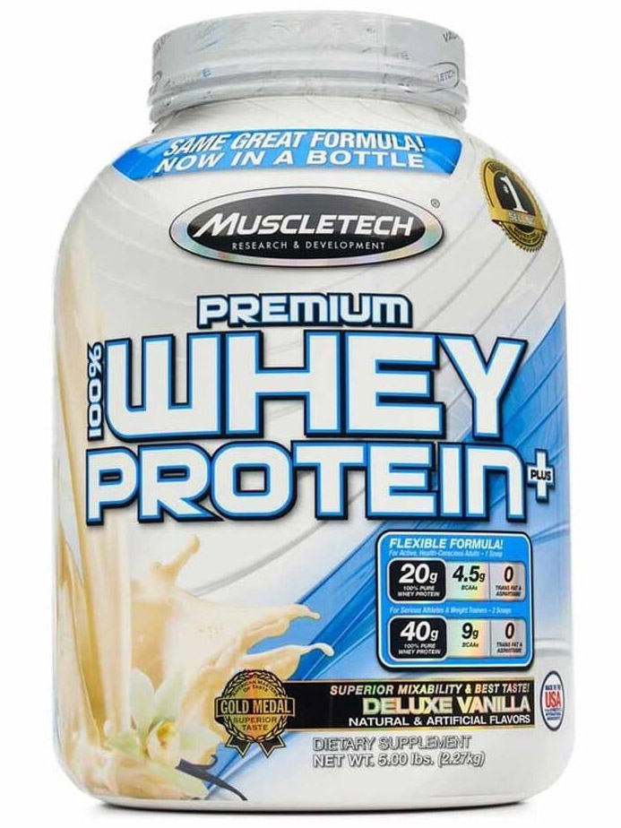 MuscleTech 100% Premium Whey Protein Plus (2270 г)
