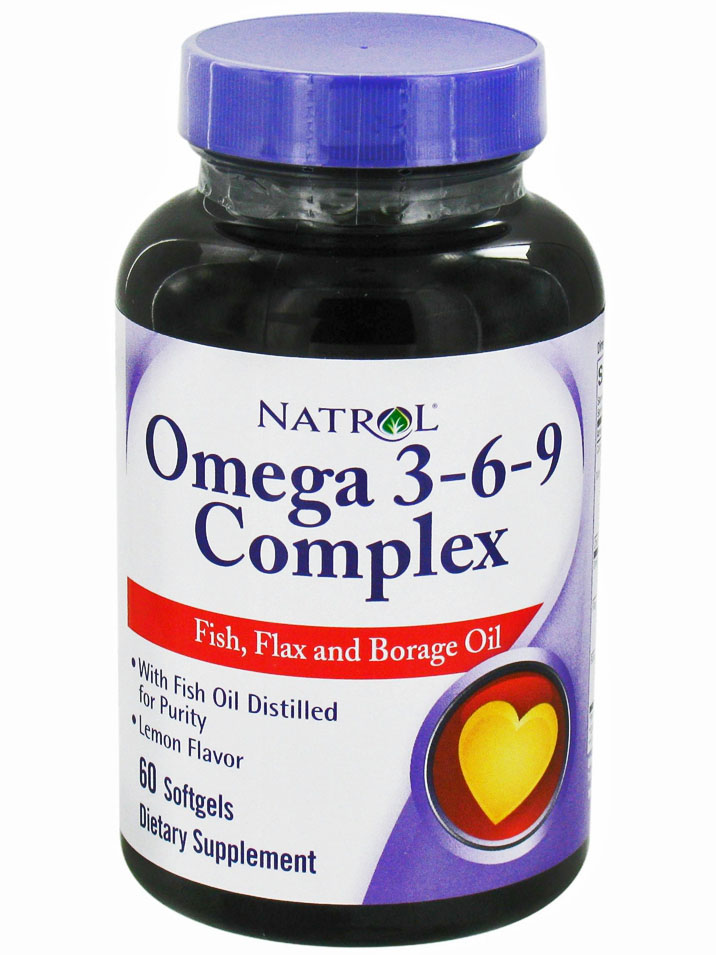 Natrol Omega 3-6-9 (60 капс)