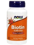 NOW Biotin 5000 mcg (60 капс)