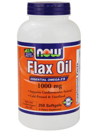 NOW Flax Oil (100 капс)