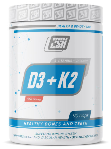2SN Vitamin D3 + Calcium + K2 (90 капс)