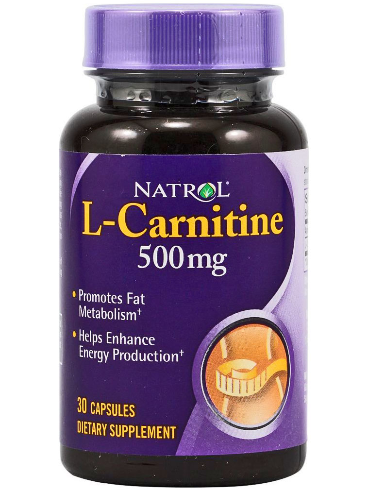 Natrol High L-Carnitine 500 mg (30 табл)