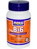 NOW B-6 50 mg (100 табл)