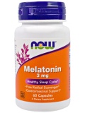 NOW Melatonin 3 mg (60 капс)