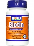 NOW Biotin 1000 mcg (100 капс)