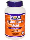 NOW Alpha-Lipoic Acid 100mg (120 капс)