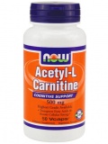 NOW Acetyl L-Carnitine 500mg (50 капс)