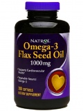 Natrol Omega-3 Flax Seed Oil 1000mg (200 капс)