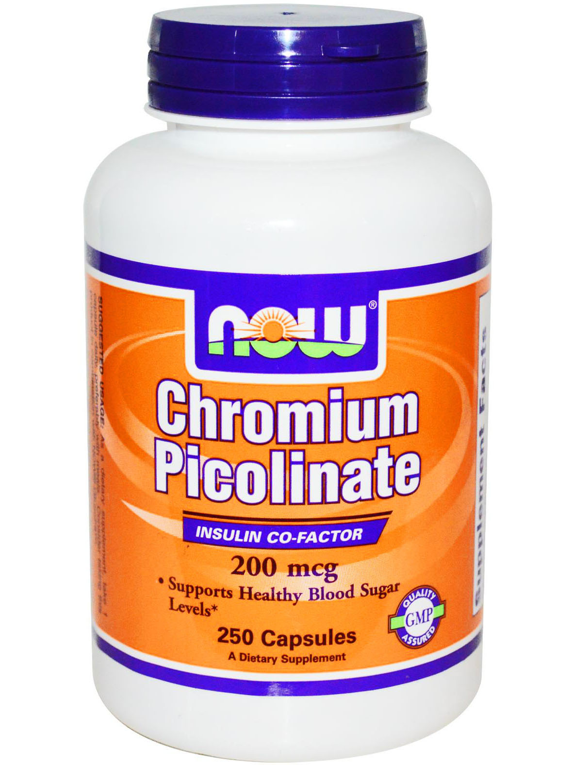 NOW Chromium Picolinate 200 мкг (250 капс)