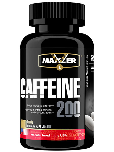 MAXLER Caffeine 200 mg (100 табл)