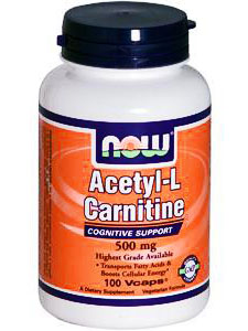 NOW Acetyl L-Carnitine 500mg (100 капс)