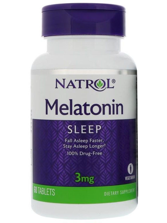 Natrol Melatonin 3 мг (60 табл)
