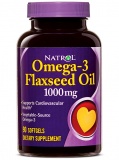 Natrol Omega-3 Flax Seed Oil 1000mg (90 капс)