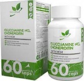 Natural Supp Glucosamine + Chondroitin + MSM (60 капс)