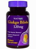 Natrol Ginkgo Biloba 120mg (60 капс)