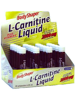 Weider L-Carnitine Liquid 2500 mg в ампулах (20x25мл)