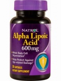 Natrol Alpha Lipoic Acid 600 mg (30 капс)