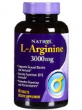 Natrol L-Arginine 3000 мг (90 табл)