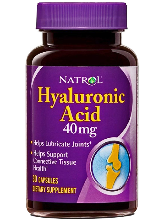 Natrol Hyaluronic Acid 40 мг (30 капс)