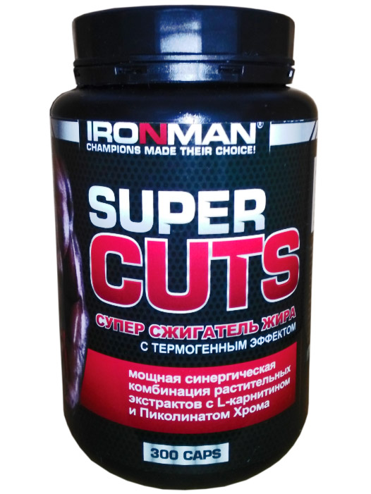 Ironman Супер сжигатель жира Super Cuts (300 капс)