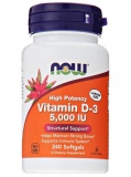 NOW Vitamin D-3 - 5000 IU (240 капс)
