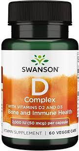 Swanson Vitamin D Complex 2000 ME (60 капс)