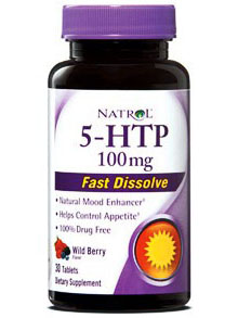 Natrol 5-HTP Fast Dissolve 100mg (30 табл)