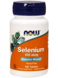 NOW Selenium 100 mcg (100 табл)